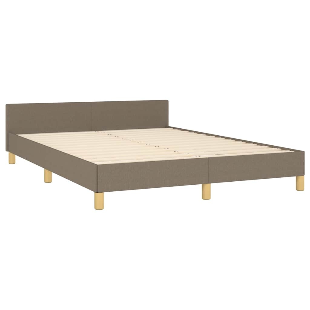 VidaXL Bedframe Stof Taupe 140x200 cm - 59% Korting