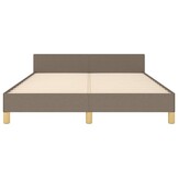 VidaXL Bedframe Stof Taupe 140x200 cm - 59% Korting