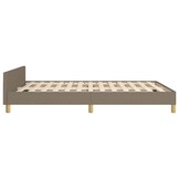 VidaXL Bedframe Stof Taupe 140x200 cm - 59% Korting