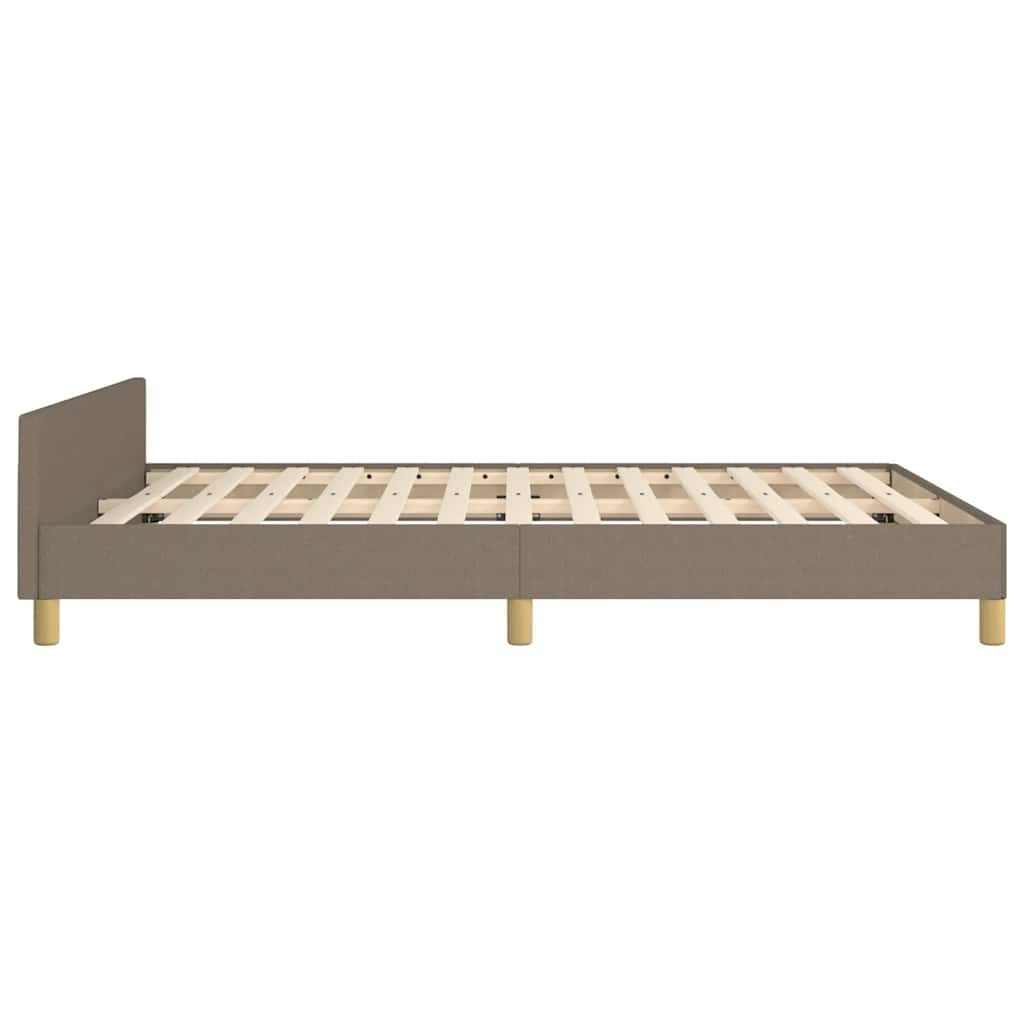 VidaXL Bedframe Stof Taupe 140x200 cm - 59% Korting