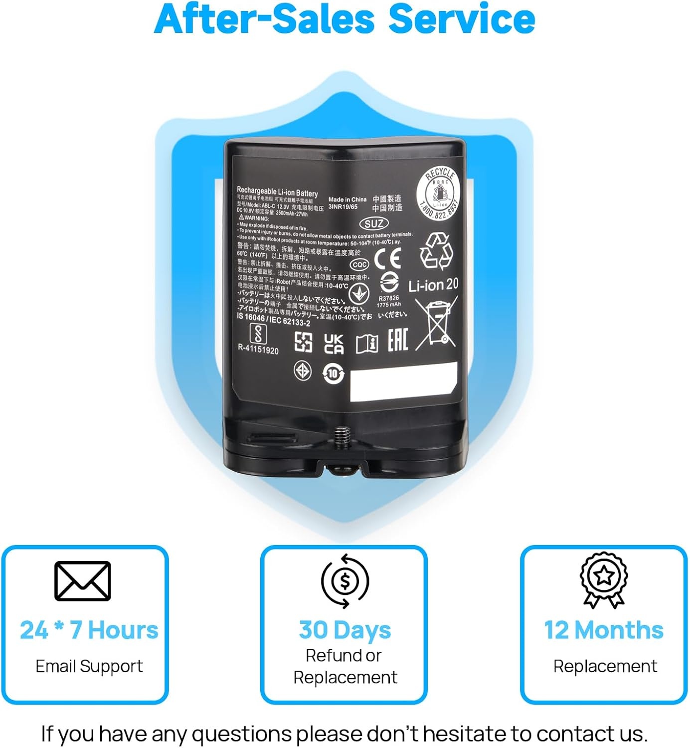 Accu voor iRobot Braava Jet M6 Serie - 74% Korting!