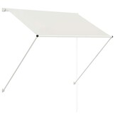 vidaXL Luifel uittrekbaar 100x150 cm crème