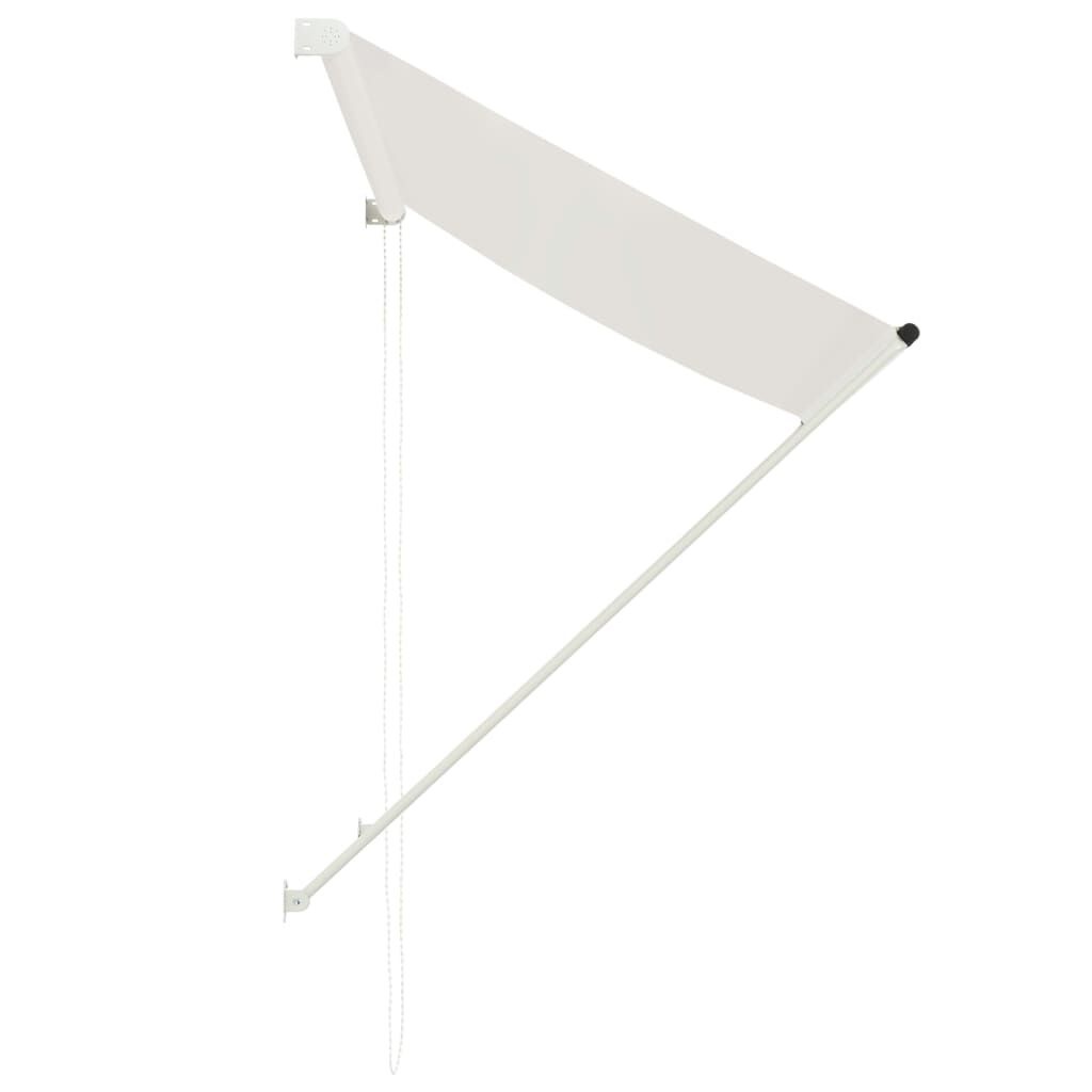 vidaXL Luifel uittrekbaar 100x150 cm crème