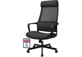 Ergonomische Bureaustoel Zwart | Lendensteun & Hoofdsteun | 200kg | 53% Korting