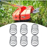 Raguso 5 stuks hoogwaardige graskop hoofdveren accessoires hoofdveer vervanging geschikt voor universele bosmaaier onderdelen