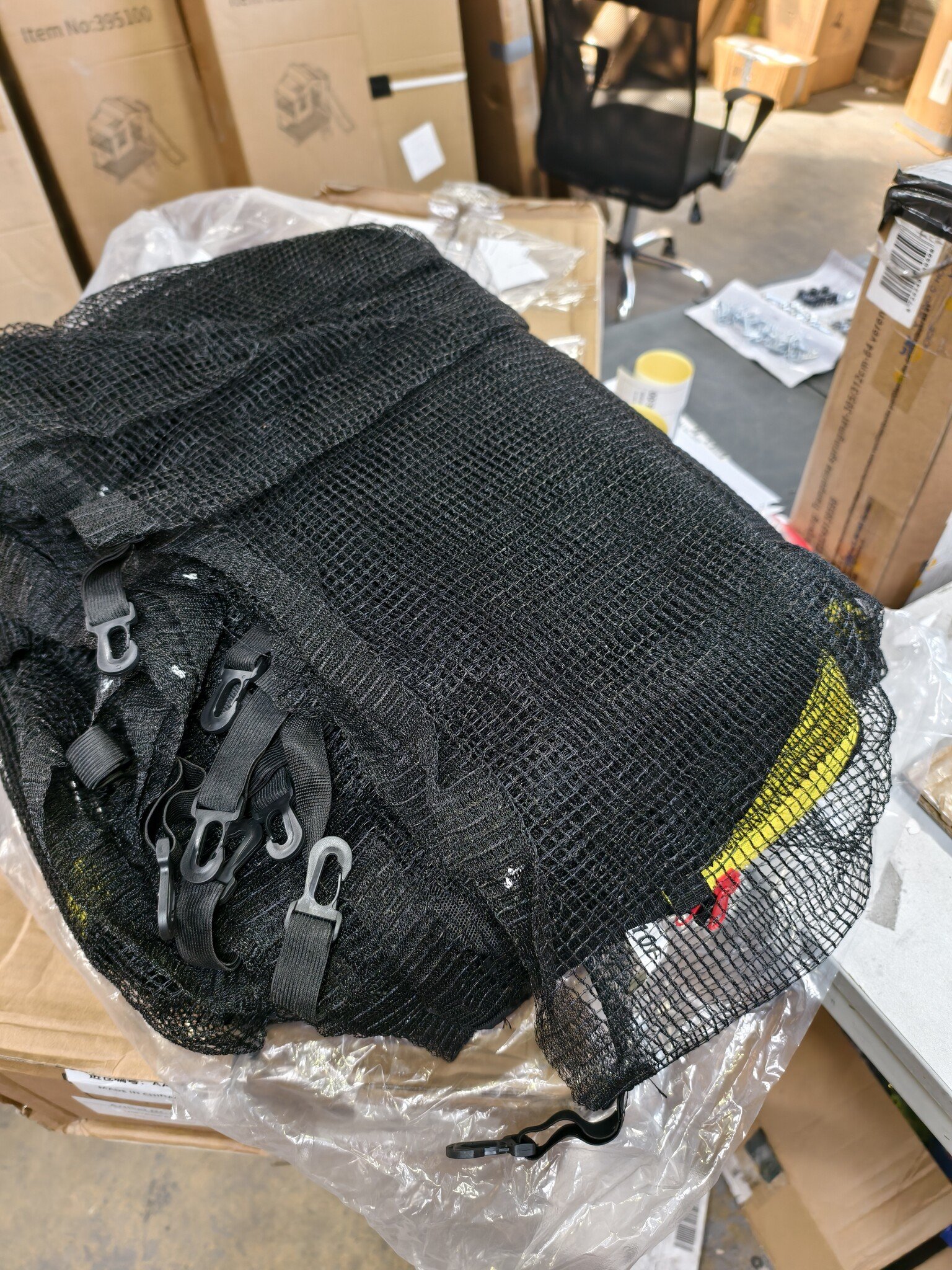 Trampoline net 305 cm - buitenrand - 6 palen - 10Ft - veiligheidsnet