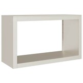 vidaXL Brandhoutrek 100x40x60 cm weervast staal