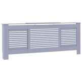 vidaXL Radiatorombouw 205 cm MDF grijs