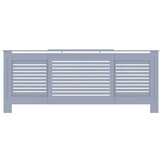 vidaXL Radiatorombouw 205 cm MDF grijs
