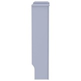 vidaXL Radiatorombouw 205 cm MDF grijs