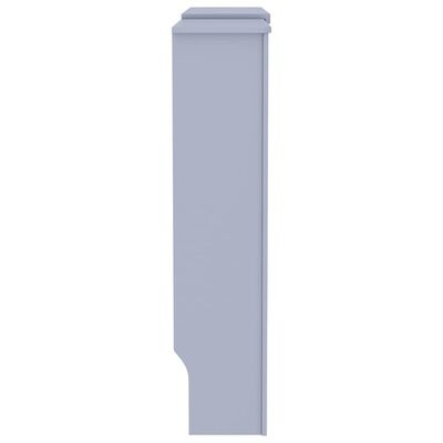 vidaXL Radiatorombouw 205 cm MDF grijs