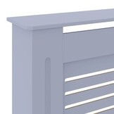 vidaXL Radiatorombouw 205 cm MDF grijs