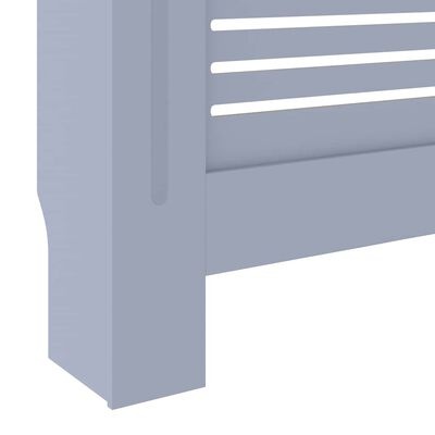 vidaXL Radiatorombouw 205 cm MDF grijs