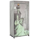 Kledingkast New York 75x45x160cm - 55% Korting!