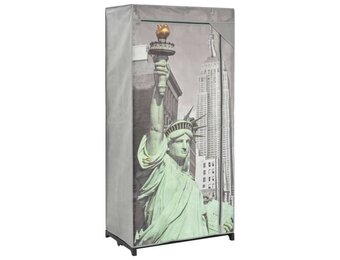 vidaXL Kledingkast New York 75x45x160 cm stof