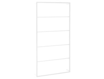 vidaXL Handdoekenrek 60x10x116 cm staal wit