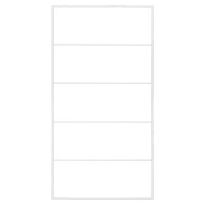 vidaXL Handdoekenrek 60x10x116 cm staal wit