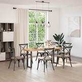 vidaXL Salontafelpoten 2 st U-vormig 28x(72-73) cm staal naturel