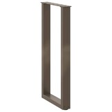 vidaXL Salontafelpoten 2 st U-vormig 28x(72-73) cm staal naturel
