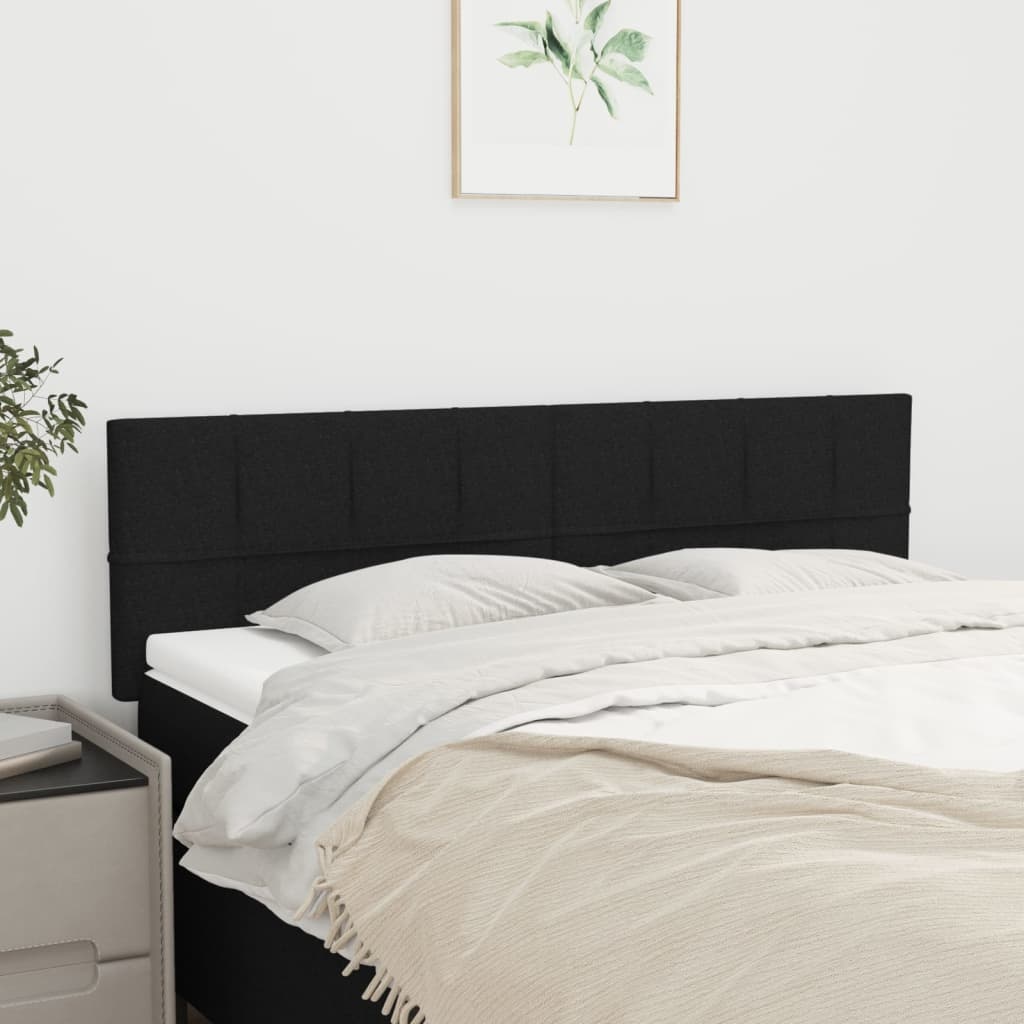 VidaXL Hoofdborden Stof Zwart - 77% Korting