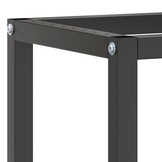 vidaXL Werkbankframe 110x50x79 cm metaal matzwart en matrood
