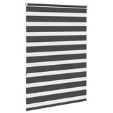 VidaXL Zebra Rolgordijn Zwart - 115x150cm - 44% Korting