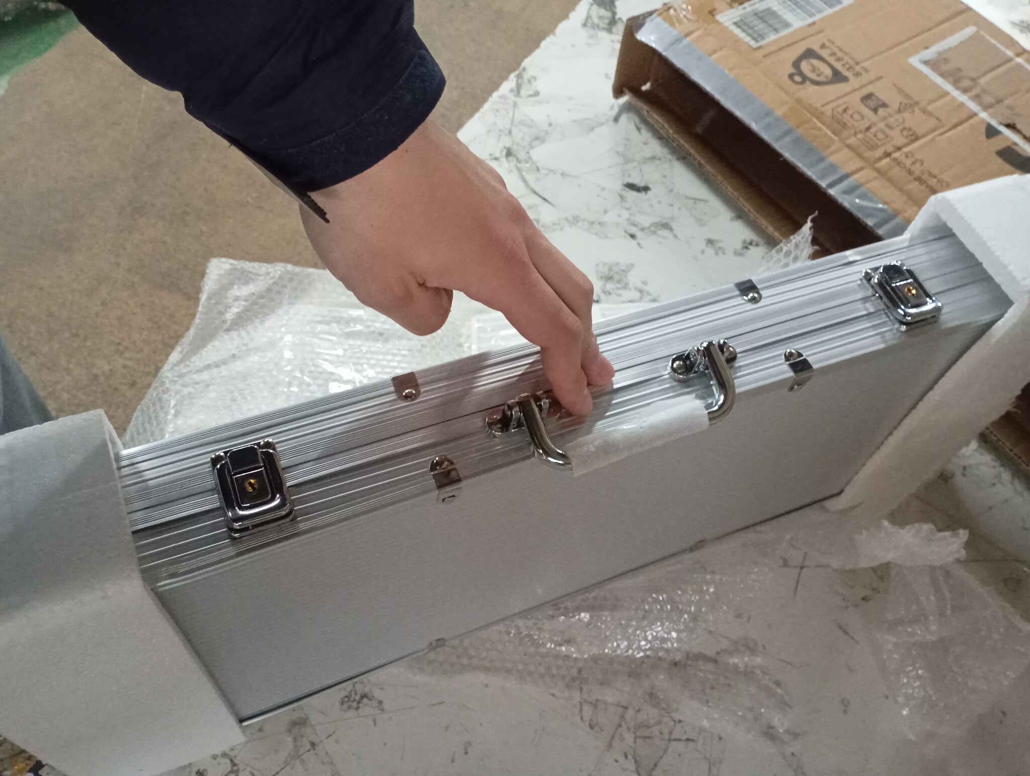 vidaXL Pokerset met 500 chips aluminium