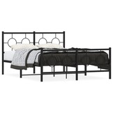 Metaal Bedframe Zwart 135x190 cm - 47% Korting