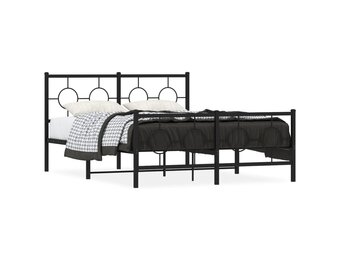 Metaal Bedframe Zwart 135x190 cm - 47% Korting