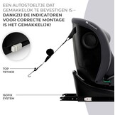 Kinderkraft I-GROW I-SIZE 40-150 cm Autostoeltje 0-36 kg, 360 draaien, met Isofix, afstelbare hoofdsteun 12 verstelniveaus, Extra veiligheidsvoorzieningen, Groep 0/1/2/3, tot 12 jaar, Grijs