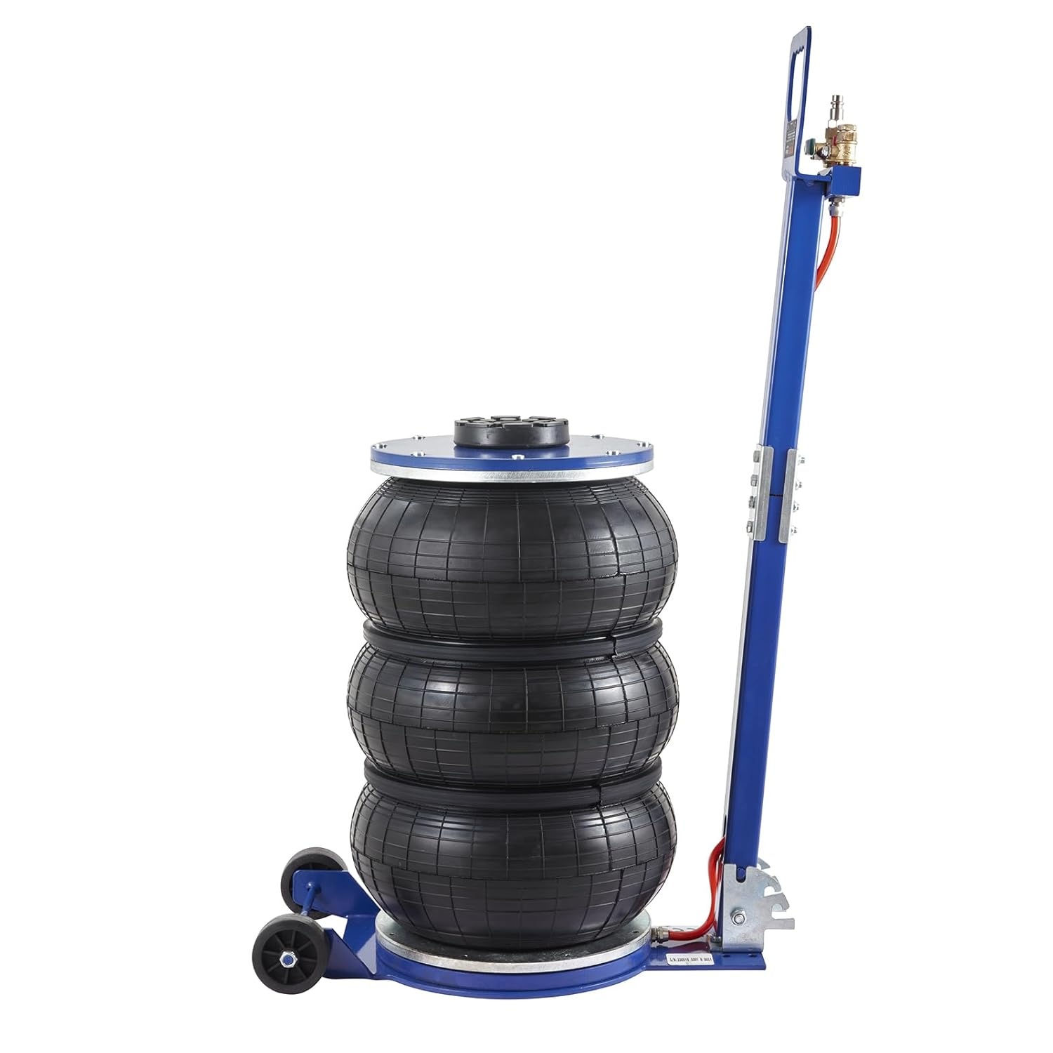 VEVOR 5 Ton Pneumatische Krik Bereik 140-470 mm Pneumatische Hefkrik 0,8-1,0 MPa 3 Luchtkussens Lange Verstelbare Handgreep Snelheffen voor Auto Reparatie Onderhoud SUV Werkplaats Garage