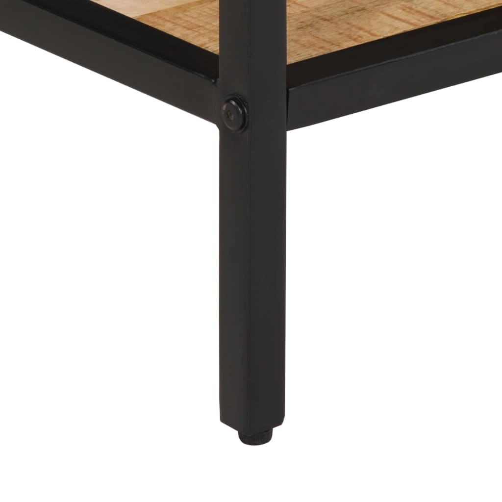 vidaXL Salontafel 55x55x45 cm massief ruw mangohout