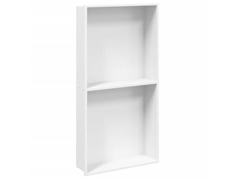 vidaXL Douchenis 32x62x9 cm roestvrijstaal matwit