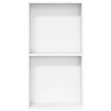 vidaXL Douchenis 32x62x9 cm roestvrijstaal matwit