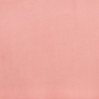 vidaXL Bedframe fluweel roze 80x200 cm