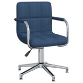 Blauwe Draaibare Eetkamerstoel Stof - 60% Korting!