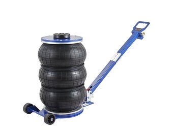 VEVOR 5 Ton Pneumatische Krik Bereik 140-470 mm Pneumatische Hefkrik 0,8-1,0 MPa 3 Luchtkussens Lange Verstelbare Handgreep Snelheffen voor Auto Reparatie Onderhoud SUV Werkplaats Garage