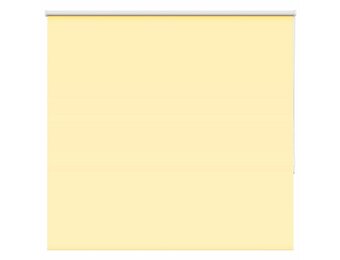 vidaXL Rolgordijn verduisterend 145x150 cm stofbreedte 141,6 cm geel
