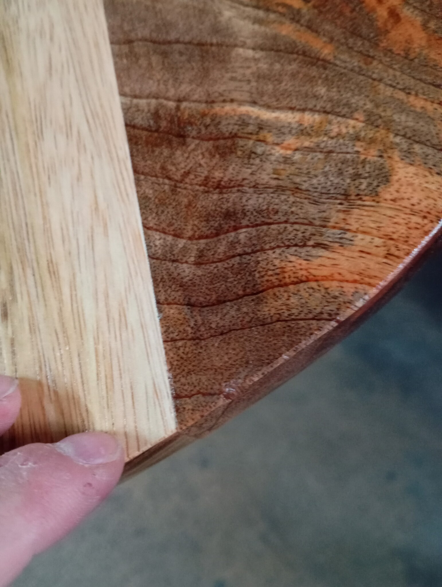 vidaXL Tafelblad ovaal 110x50x2,5 cm massief mangohout