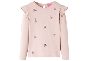 Kindershirt Roze Lange Mouwen (Maat 104) - 26% Korting!