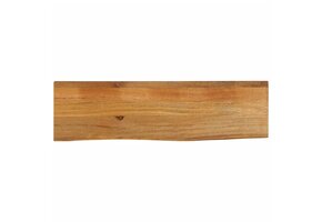 Tafelblad Mangohout Natuurlijke Rand 120x40cm - 34% Korting!