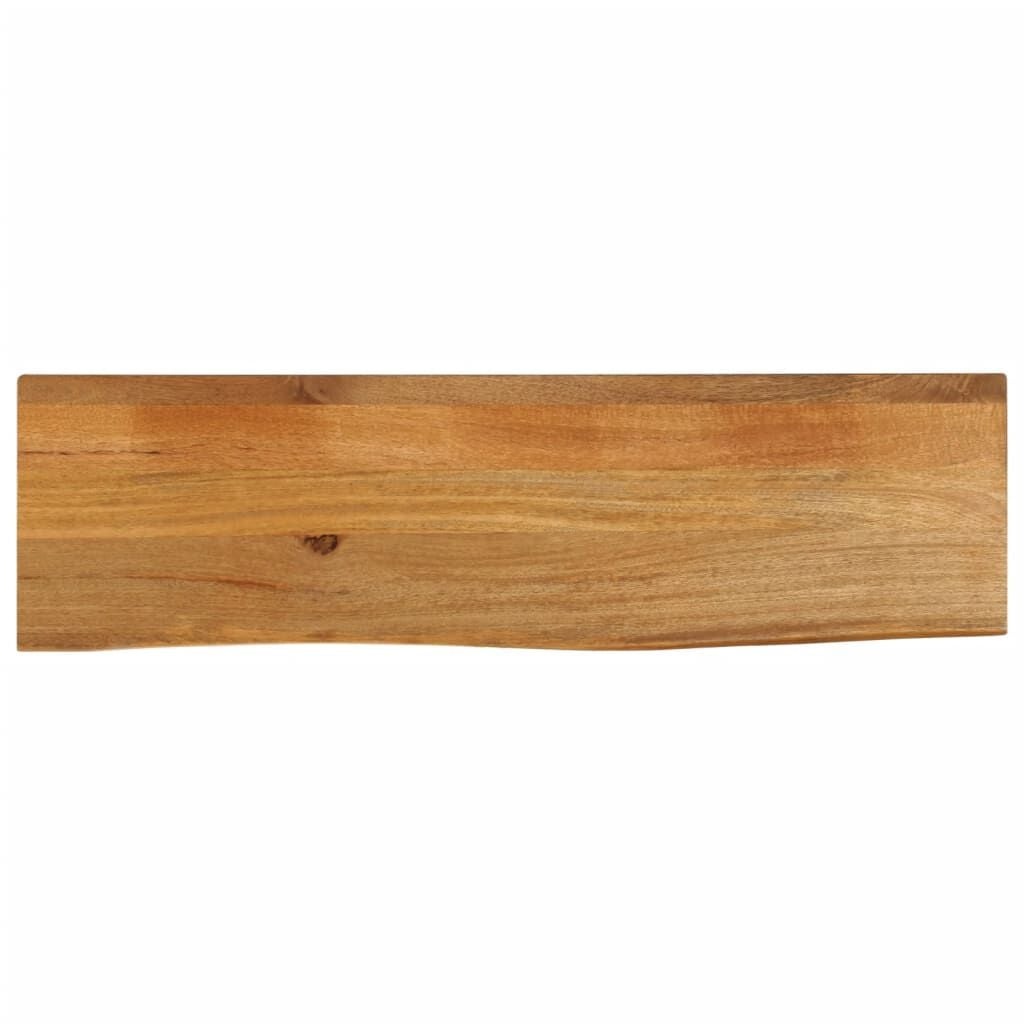 vidaXL Tafelblad met natuurlijke rand 120x40x3,8 cm massief mangohout