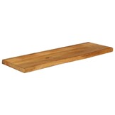 vidaXL Tafelblad met natuurlijke rand 120x40x3,8 cm massief mangohout