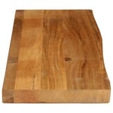 vidaXL Tafelblad met natuurlijke rand 120x40x3,8 cm massief mangohout