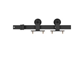 vidaXL Schuifdeur Onderdelen SKIEN 183cm Zwart - 29% Korting