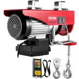 VEVOR Elektrische Kabeltakel Capaciteit 400kg/800kg 1450 W Elektrische Lier met Draadloze Afstandsbediening, Elektrische Hoist Winch Gelegeerd Staal en Aluminiumlegering voor Laden van Zwaar Materieel