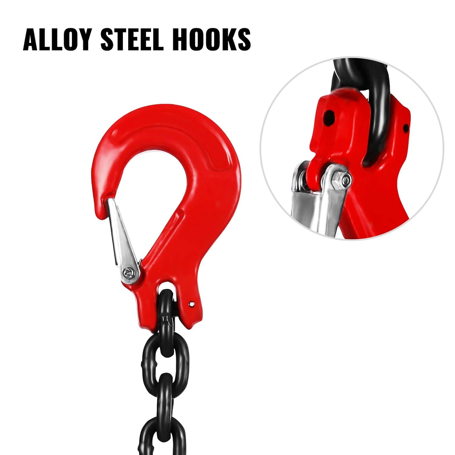 4-poots Hijsketting Sling 5T, 8mm, 1.5m - 34% Korting!