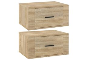 vidaXL Nachtkastjes 2 st. Sonoma Eiken - 34% Korting!