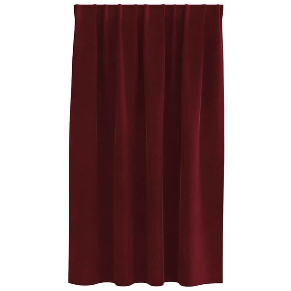 vidaXL Gordijnen Wijnrood Fluweel 140x140 cm (2 stuks) - 69% Korting!