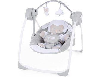 Ingenuity Comfort 2 Go Compacte Baby Schommelstoel - Cuddle Lamb (0-9 Maanden)